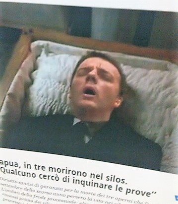 Manifesti macabri contro Renzi. I comunisti: “Non abbelliremo il vostro terrore”. La condanna del Pd. Tutte le foto