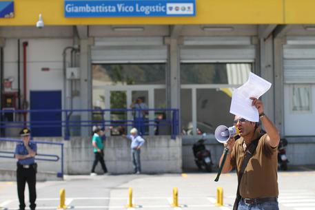 Una manifestazione di protesta al WCL di Nola