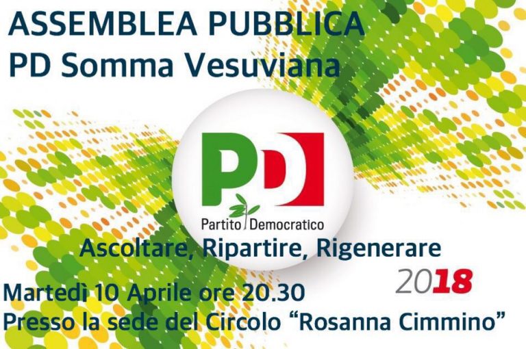 Somma Vesuviana,  il PD avvia un percorso di ricostruzione a partire dai bisogni della comunità locale