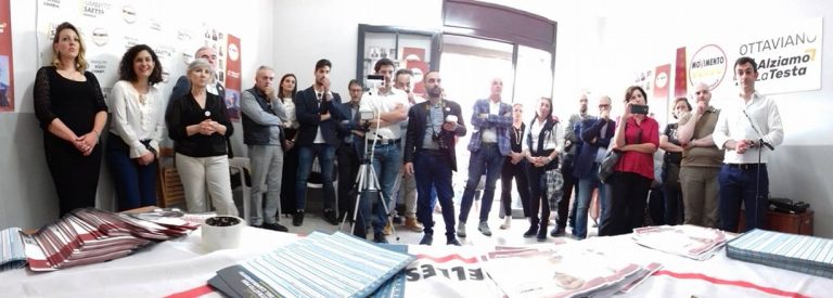Ottaviano, Valeria Ciarambino e Silvana Nappi per il candidato sindaco Umberto Saetta