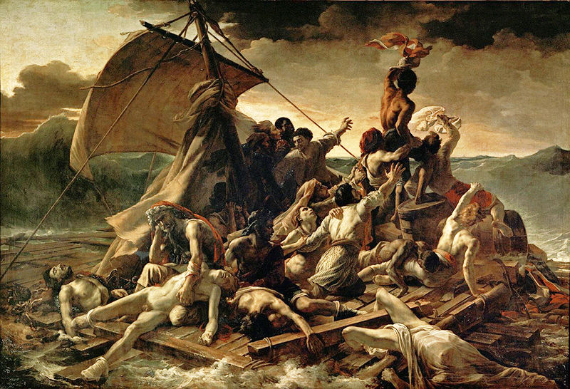 “La zattera con i naufraghi della “Medusa””: duecento anni fa Géricault portò la rivoluzione nella storia della pittura