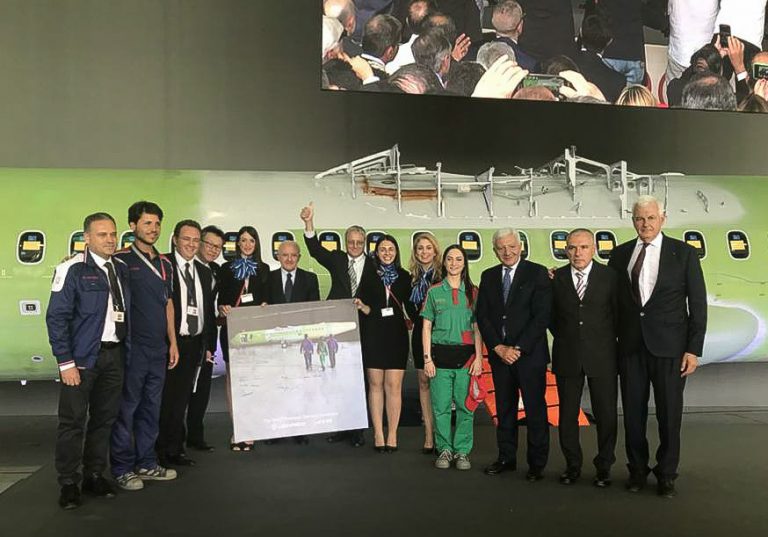Leonardo: a Pomigliano è festa per la fusoliera numero 1500. Stamattina il ministro Di Maio in fabbrica