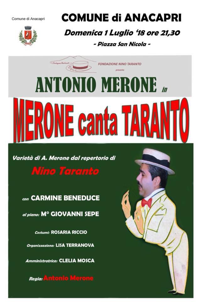 All’ombra dei faraglioni Antonio Merone, con il suo varietà ad Anacapri