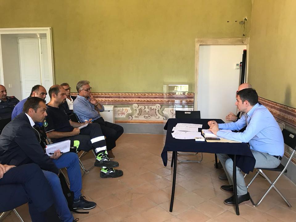 Ottaviano, punti d’acqua per rifornimento mezzi antincendio: riunione tra Comuni del Parco e Gori