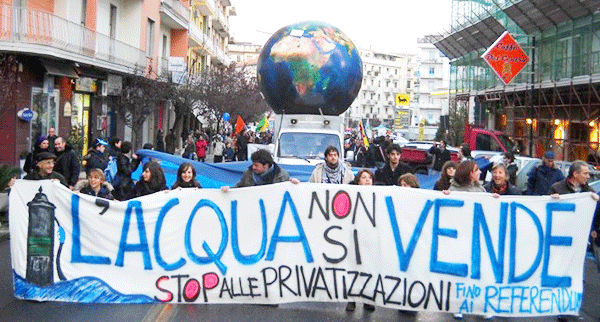 Agorà dell’acqua, comitati e amministratori riuniti a Napoli per l’acqua pubblica