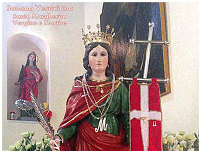 Somma Vesuviana, il culto  e la storia della festa di Santa Margherita