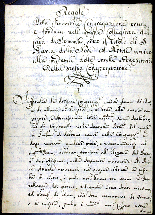 Somma Vesuviana, qualche anticipazione del libro dedicato alla “Confraternita di Santa Maria della Neve”