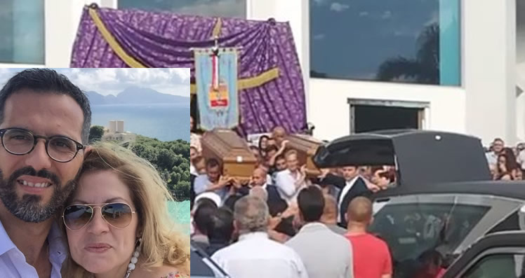 Qualiano, l’ultimo saluto della città alle vittime del torrente Raganello