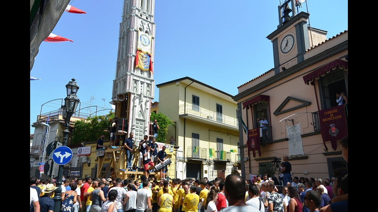 Brusciano: iniziata la 143esima Festa dei Gigli in Onore di Sant’Antonio di Padova