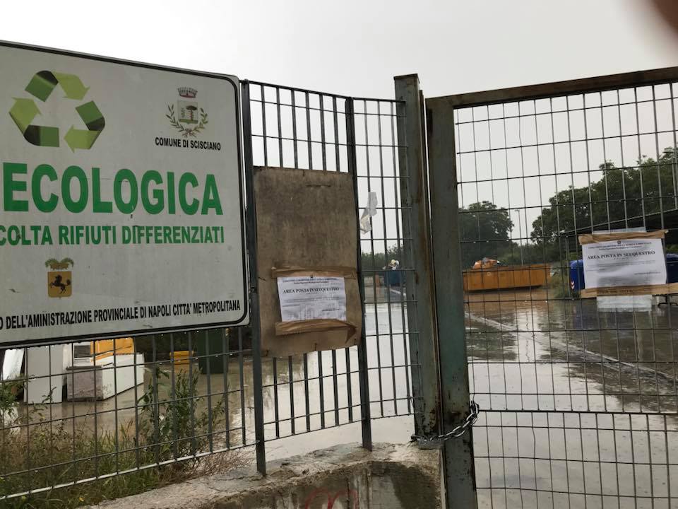 San Vitaliano, sequestrata l’isola ecologica