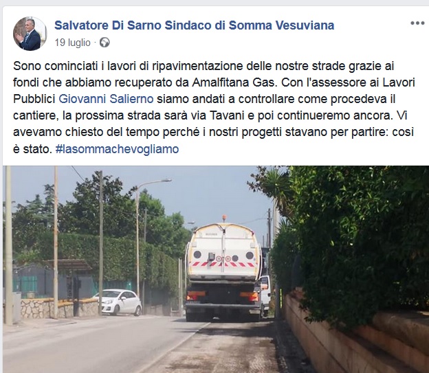 Somma Vesuviana, querelle sull’accordo Amalfitana/Comune, una polemica a tutto gas