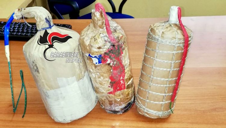 Brusciano, sequestrati 3 ordigni artigianali