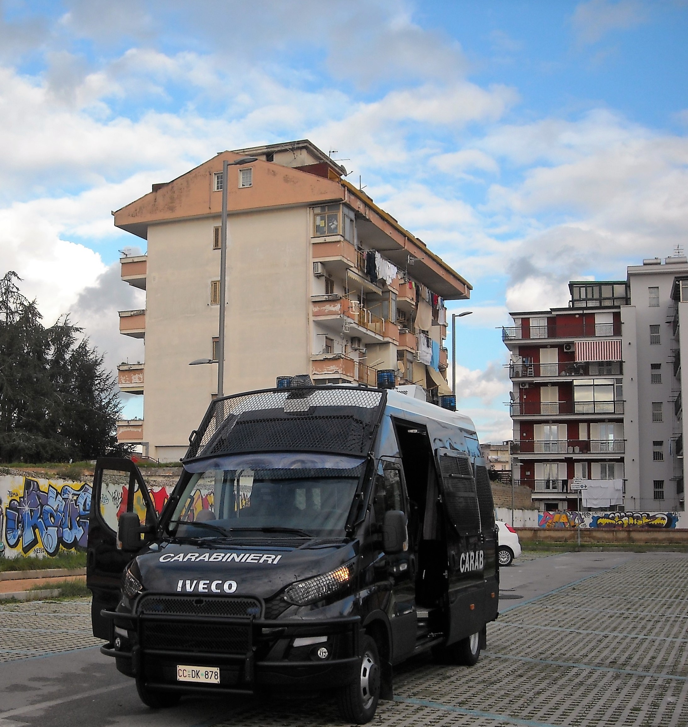 Casalnuovo, sgombero palazzo Egizio