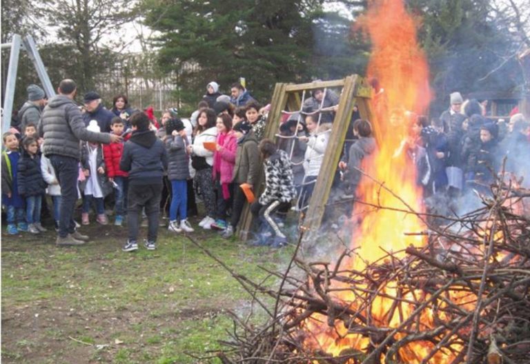 Somma Vesuviana, all’Istituto Montessori “focarazzo di Sant’Antonio” per bruciare egoismo e discriminazione