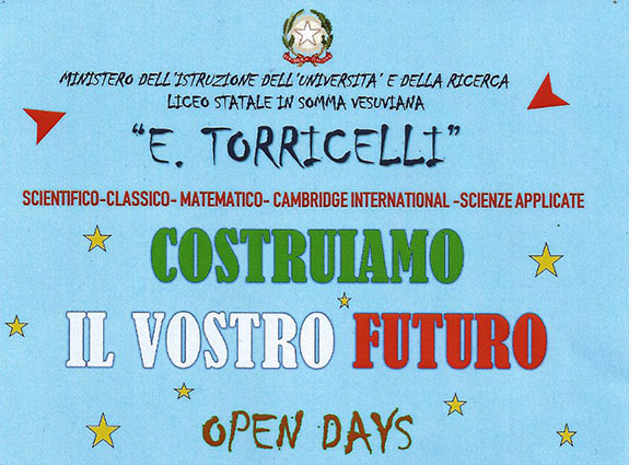 Somma Vesuviana, Open Day al liceo Torricelli