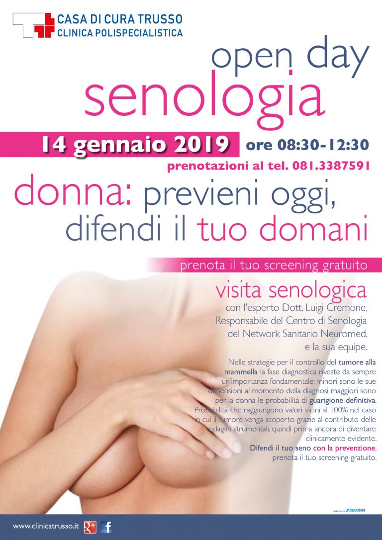 Ottaviano, prevenzione tumore al seno: screening gratuito alla Casa di Cura Trusso