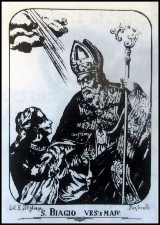 Il culto di San Biagio tra candele, pane e acqua benedetta