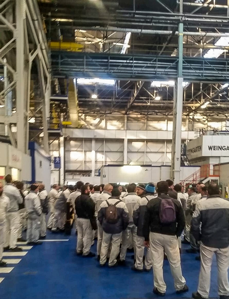 lo sciopero di ieri nella fiat di pomigliano