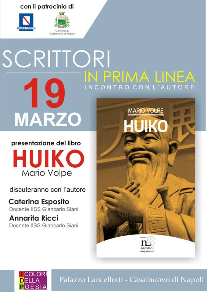‘Scrittori in prima linea’, Mario Volpe presenta “Huiko” al Palazzo Lancellotti