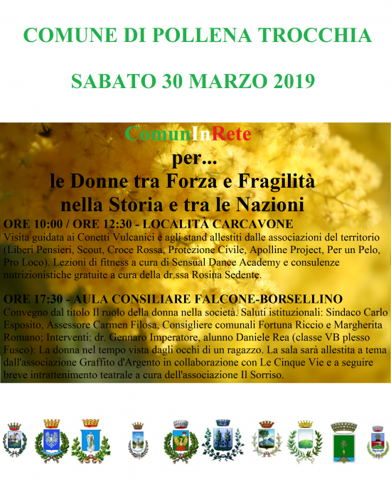Pollena Trocchia, eventi Rete Pari Opportunità: un convegno e visita ai conetti vulcanici