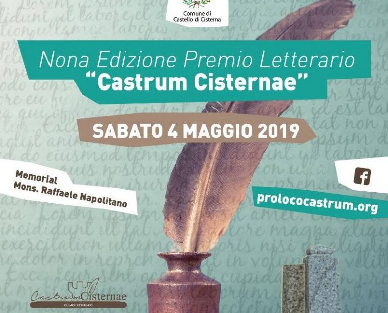 IX Edizione Premio Letterario “Castrum Cisternae”: di seguito i vincitori
