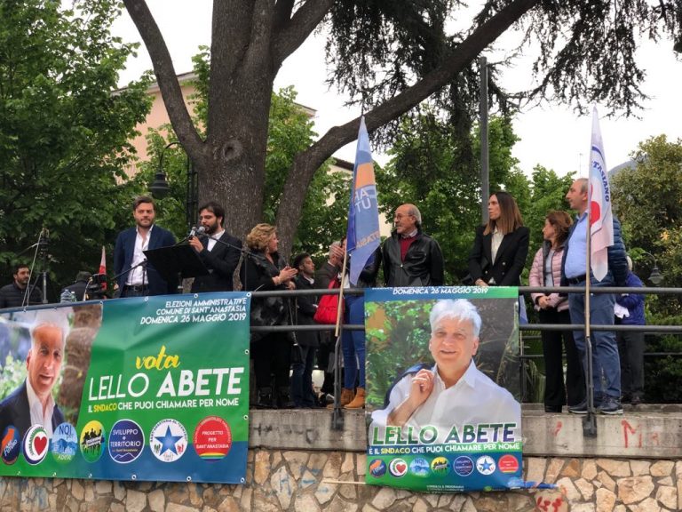 Sant’Anastasia al voto/Lello Abete: «Vinceremo al primo turno, si allontani da noi chi risponde alle provocazioni degli avversari»