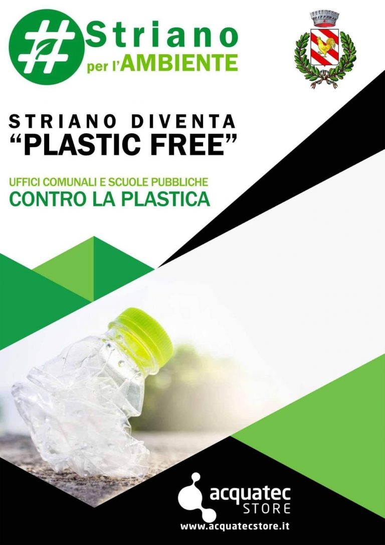 Striano diventa plastic free: questa mattina la presentazione