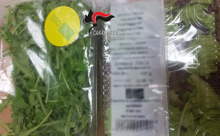 Poggiomarino, frode in commercio di lattughino bio: denunciato commerciante