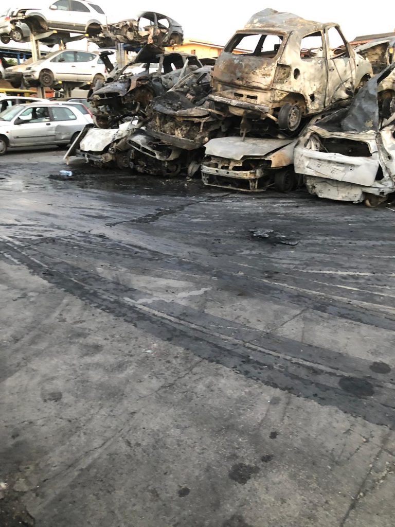 Somma Vesuviana, incendio in via Cimitero: i soccorsi tempestivi hanno evitato il peggio