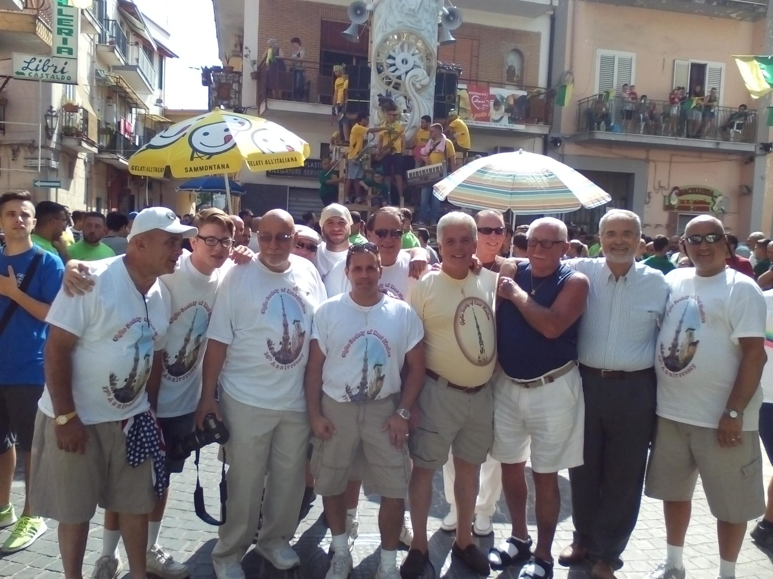 Brusciano: saluto alla Festa del Giglio di East Harlem N. Y. per Sant’Antonio di Padova