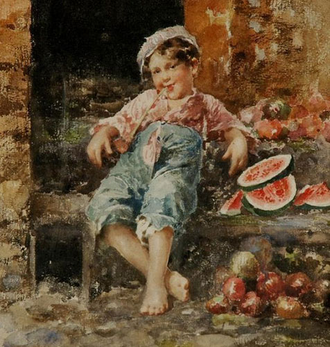 La succosa storia napoletana dei “melluni gialli” e dei “melluni russi”e la “lavata ‘e faccia” della vigilia dell’Assunta