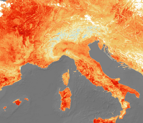Caldo record: punte di 50 gradi al suolo in alcune aree dell’Italia