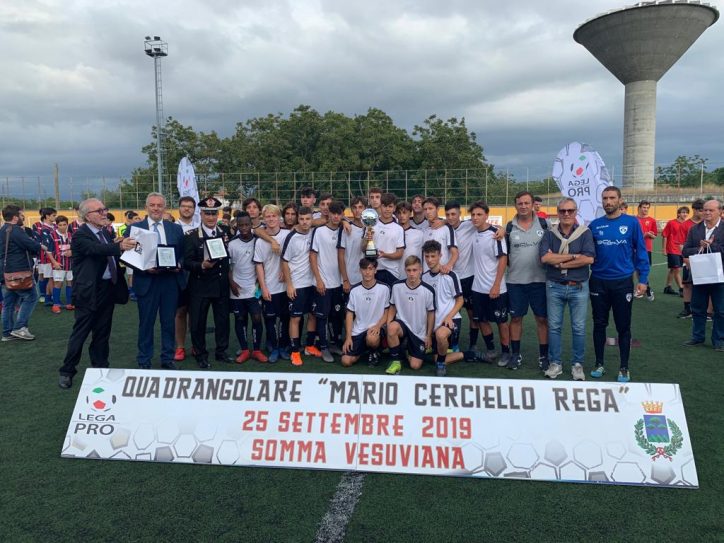 Somma Vesuviana, la Cavese vince il primo quadrangolare Under 17 intitolato a Mario Cerciello Rega