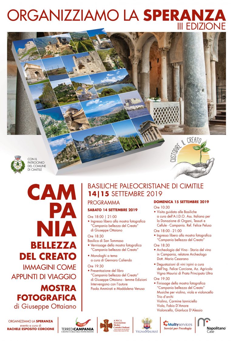 La mostra fotografica “Campania bellezza del Creato” alle Basiliche Paleocristiane di Cimitile