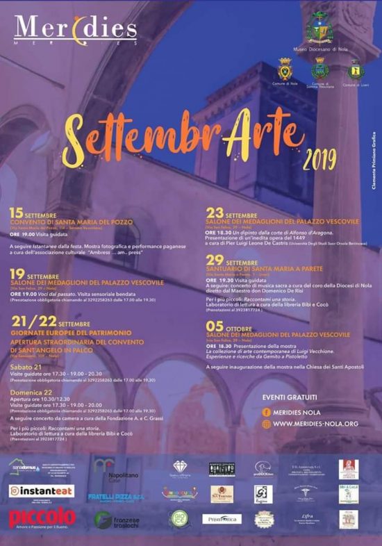 SettembrArte 2019, visite guidate nell’area nolana: il programma completo