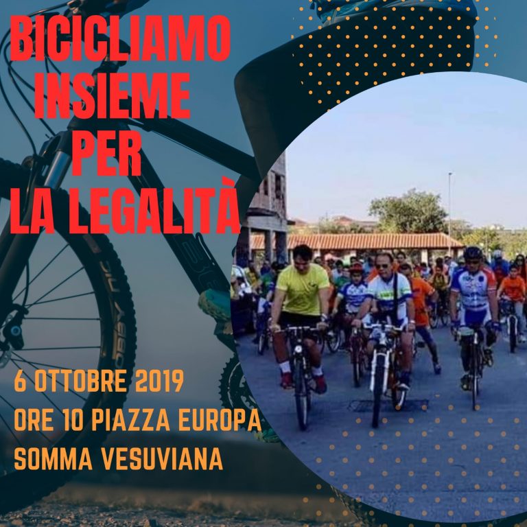 “Bicicliamo insieme”, a Somma Vesuviana una pedalata per la legalità