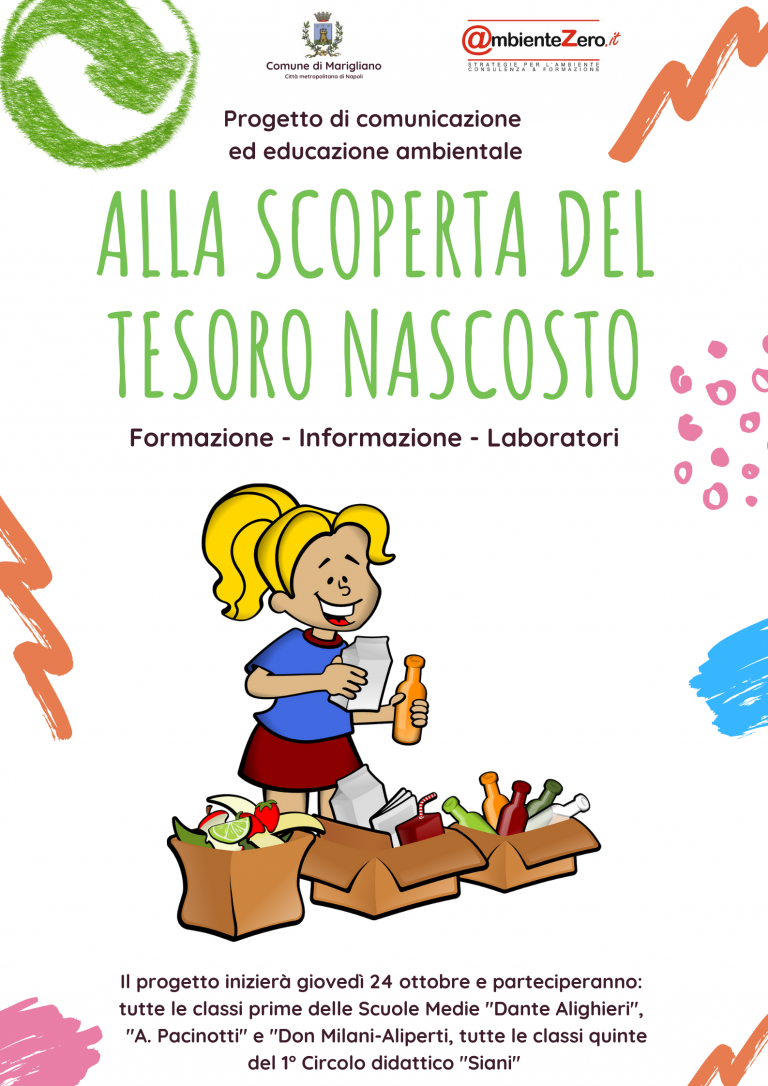 Marigliano, al via il progetto di educazione ambientale “Alla scoperta del tesoro nascosto”