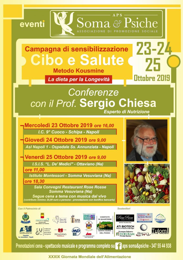 Somma Vesuviana. L’esperto di alimentazione Sergio Chiesa fa tappa all’Istituto Scolastico “M. Montessori”