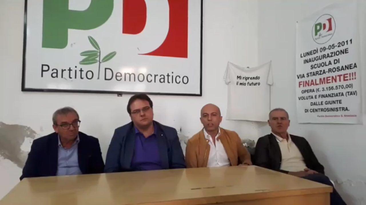 Sant’Anastasia, i consiglieri Pd: «Fallimentari i primi cento giorni di Abete»