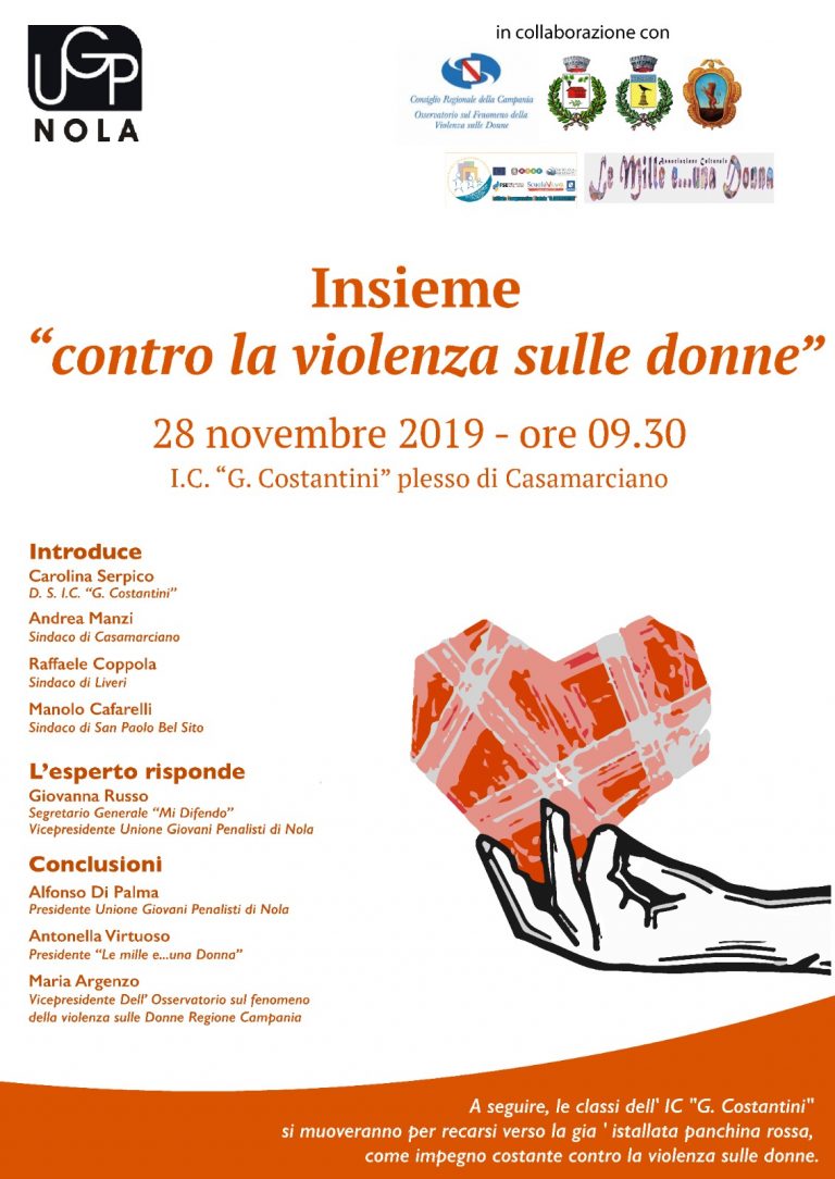Violenza sulle donne: a Casamarciano se ne discute con gli alunni dell’istituto Costantini