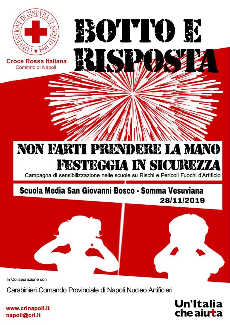 “Botto e risposta”, il progetto della Croce Rossa fa tappa a Somma Vesuviana