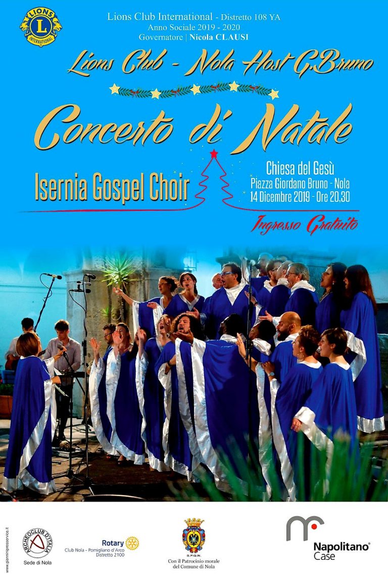 Nola, questa sera in scena il coro gospel nella chiesa del Gesù