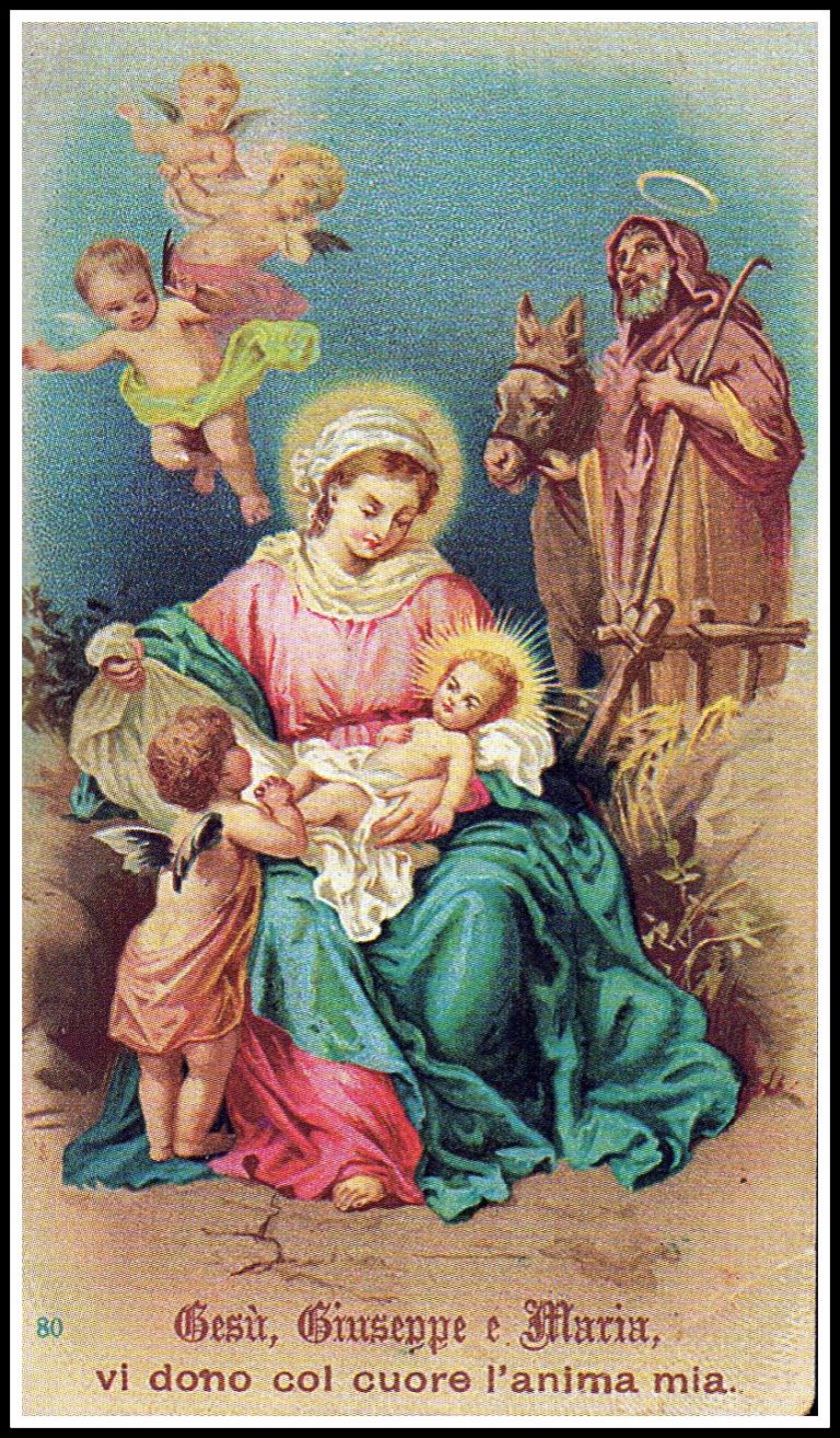 Il Natale nelle immaginette sacre delle nostre nonne