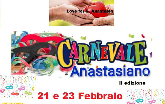 Sant’Anastasia, al via la II edizione del Carnevale Anastasiano