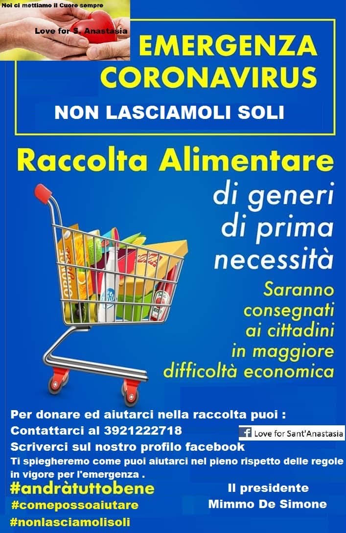 Sant’Anastasia. La solidarietà ai tempi del Covid-19