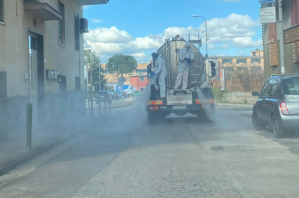 Sant’Anastasia, al via alla  sanificazione nelle zone periferiche