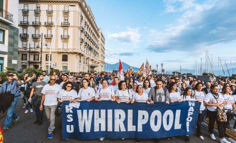 Whirlpool, Fim Fiom Uilm a Provenzano: no a soluzioni alternative