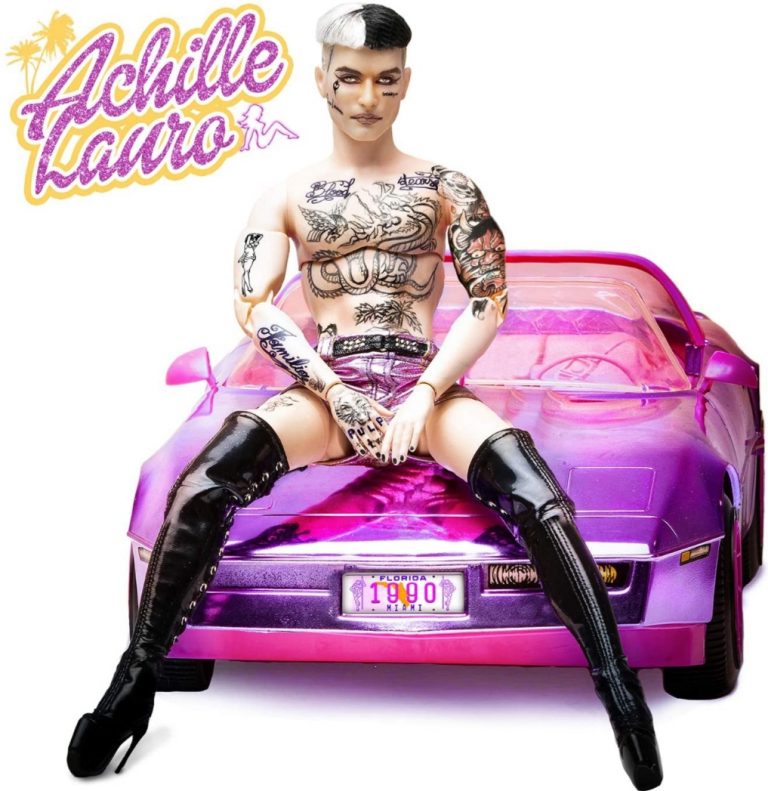 Achille Lauro si diverte con gli anni Novanta e lancia una sfida