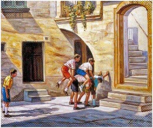 Somma Vesuviana, come giocavano i ragazzi negli anni 1940/50