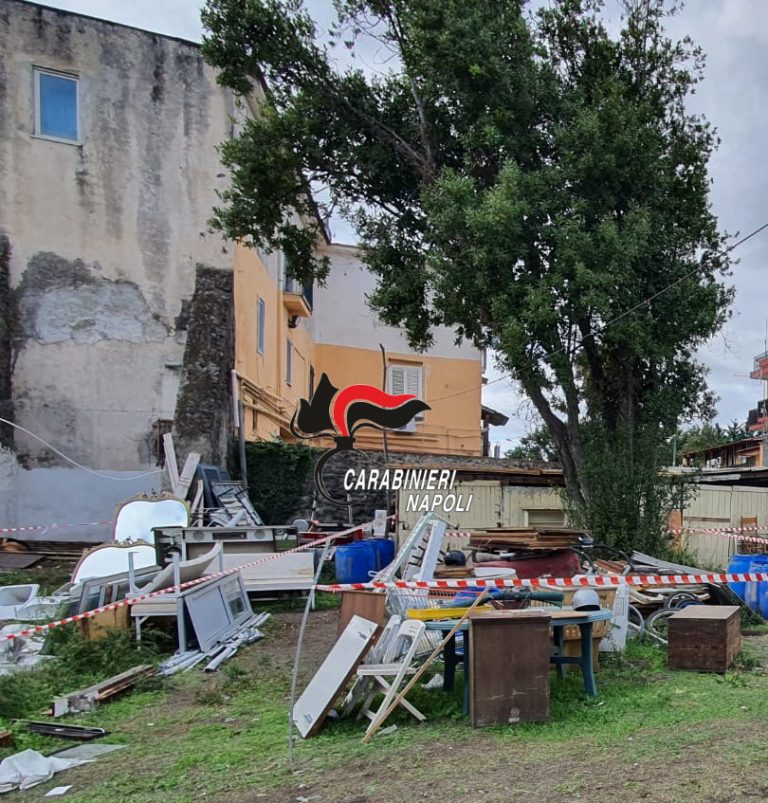 Boscoreale, discarica abusiva sequestrata dai carabinieri: 61enne denunciato